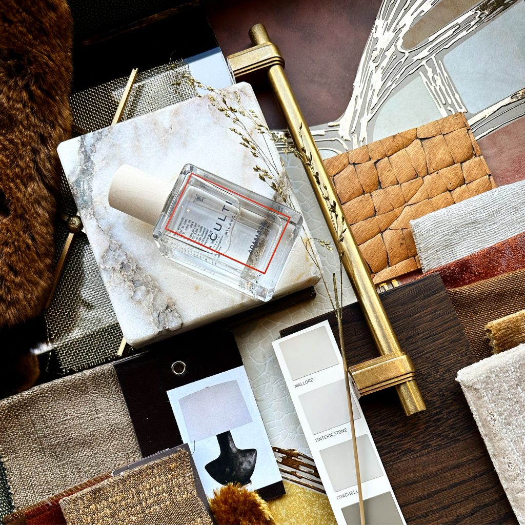 Interior design moodboard